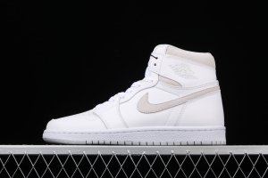 Air Jordan 1 Hi 85 repeated engraving of white gray BQ4422-100