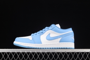 Air Jordan 1 Low North Carolina low side Culture Leisure Sport shoes AO9944-441