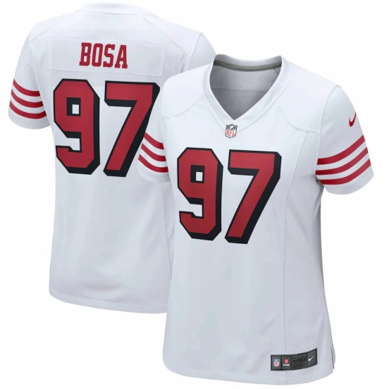 Women's Nick Bosa White Alternate Player Limited Team Jersey
