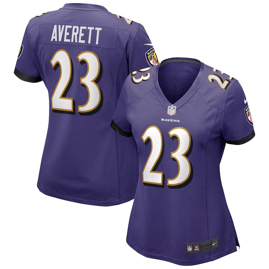 Women's Anthony Averett Purple Player Limited Team Jersey