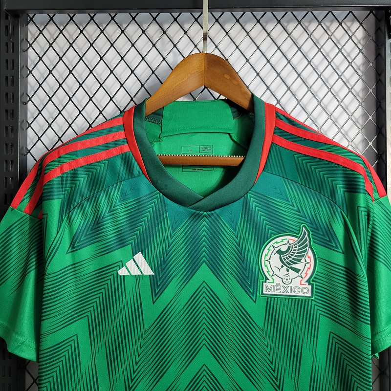 Retro 2022 Mexico Home Soccer Jersey