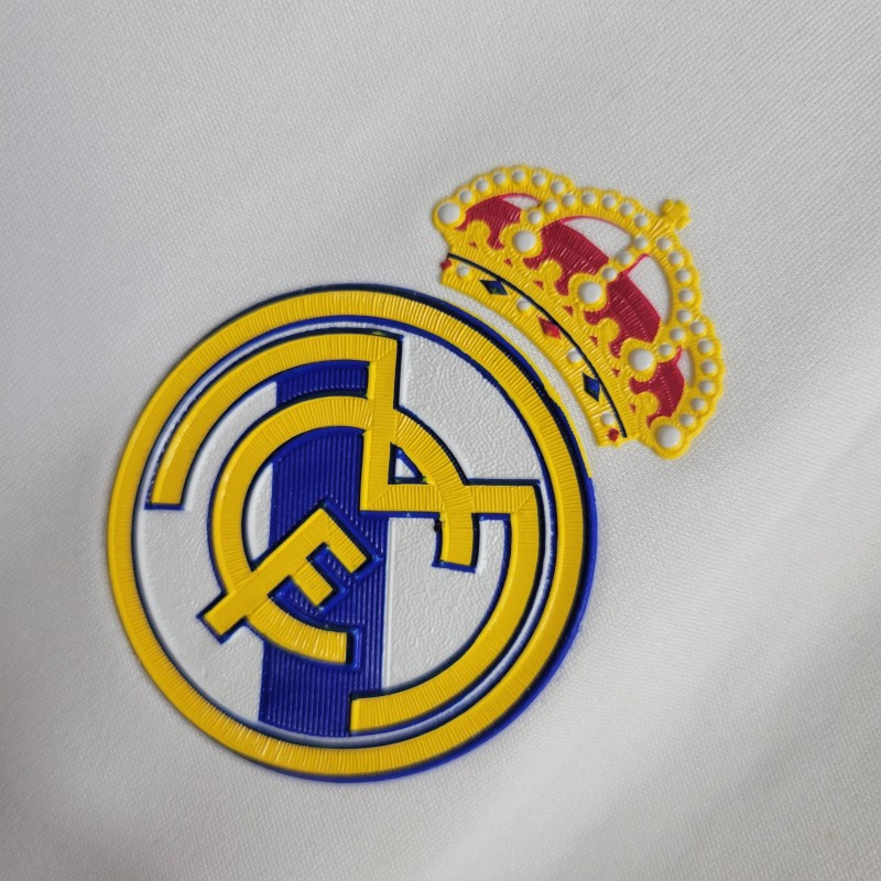 Retro Real Madrid 11/12 Long Sleeve Home Jersey