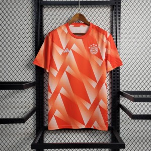 23-24 Olympique Marseille Training Orange Jersey