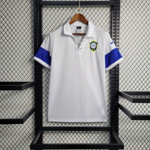 Retro 2004 Brazil White Jersey