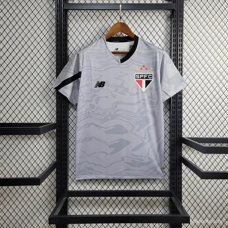 24/25 Sao Paulo Home Gray Goalkeeper Jersey