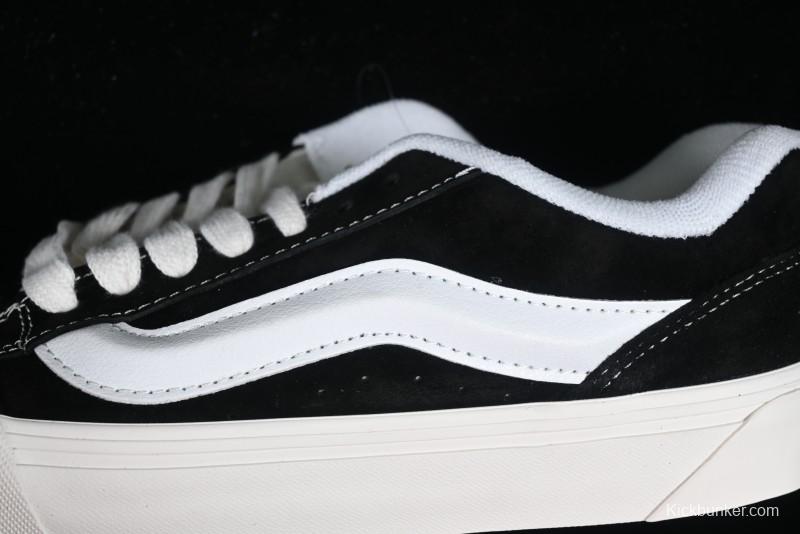Vans Classics Knu Skool Retro Skate Shoes with Chunky Silhouette - VN0009QCBF2