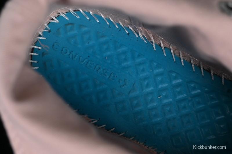 Converse Chuck 70s High Top Canvas Sneakers with Chain Accents in Black & Pink - A09539C