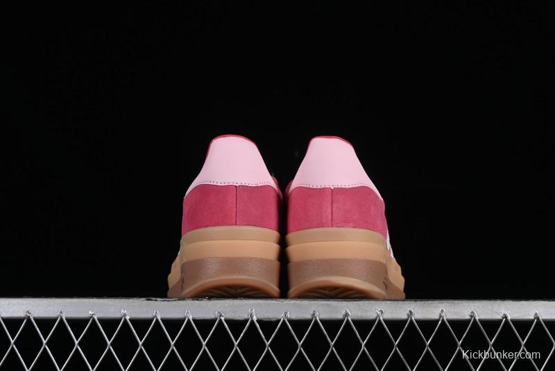 Adidas Originals Gazelle Bold Low-Top Sneakers with Thick Sole for Anti-Slip and Durability - ID6997