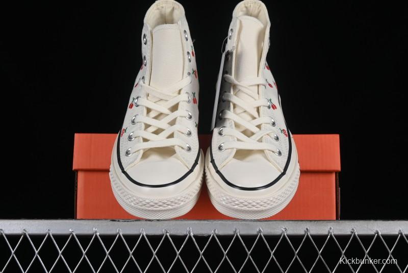 Converse Chuck 1970s Official Cherry Embroidery Canvas Sneakers - A08863C
