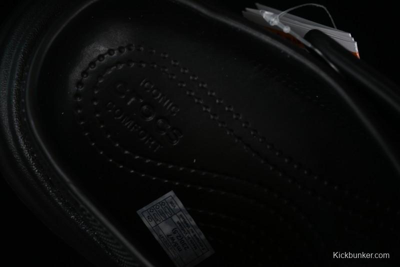 Crocs Classic Clog Retro Beach Sandals with Adjustable Heel Strap and Thick Sole - B.D4