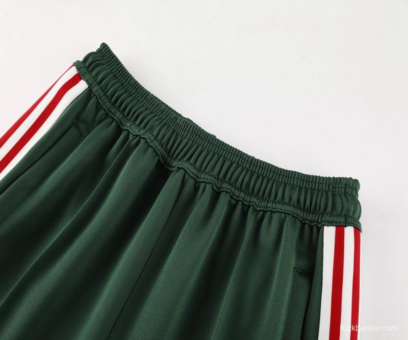 2024 Mexico Green Full Zipper Jacket +Long Pants