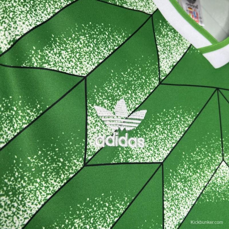 Retro 1990 Germany Away Green Jersey