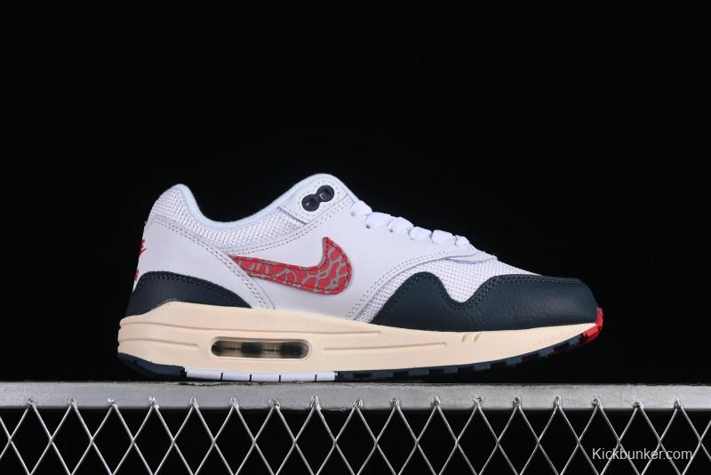 Nike Air Max 1 Premium Retro Running Shoes with Half-Sole Air Cushion - DH1348-146