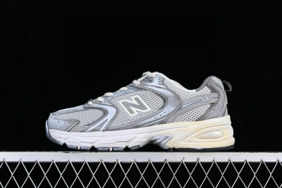 New Balance 530 Series Leather Distressed Retro Casual Running Shoes - MR530TG