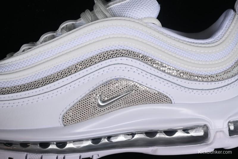 Nike Air Max 97 Retro Running Shoes with Full-Sole Air Cushion - FQ8889-100