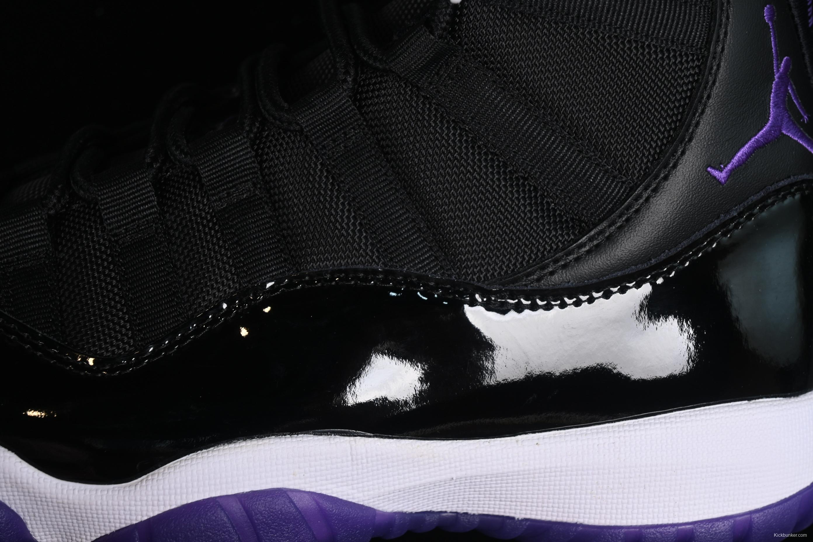 Nike Air Jordan 11 Retro Basketball Shoes with Patent Leather and Carbon Fiber Plate - CT8812-999