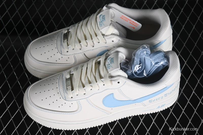 Nike Vlone x Air Force 1 '07 Low Light Bone Casual Sneakers - AA5360-008