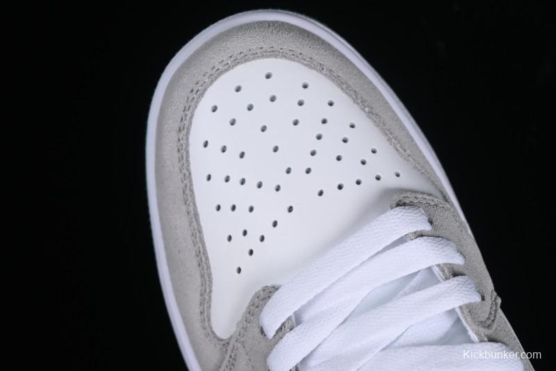 Nike Air Jordan 1 Low Golf Shoes Grey White Green - DD9315-112