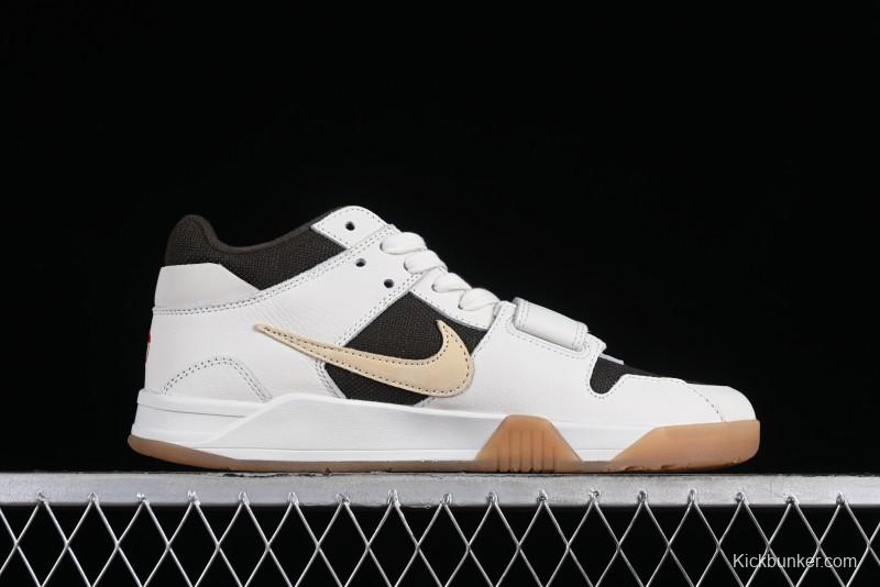 Nike Travis Scott x Jordan Jumpman Jack TR "University Red" Basketball Shoes with Magic Strap - FZ8117-100