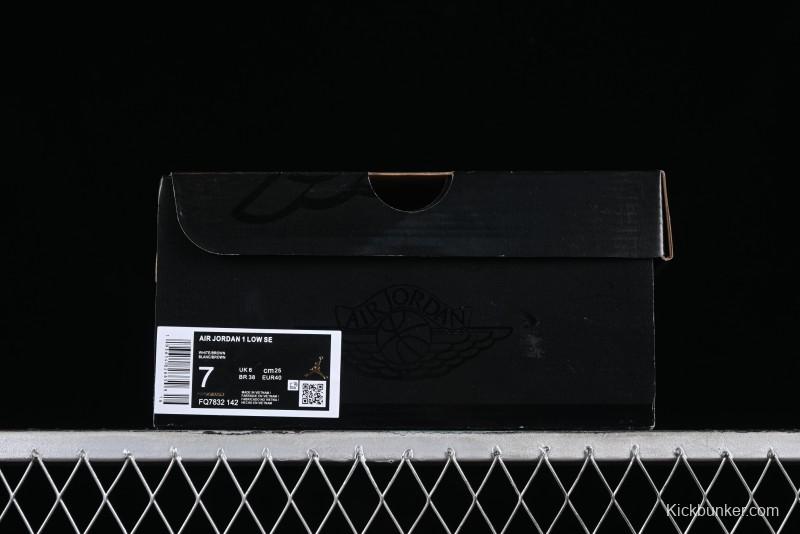 Nike Air Jordan 1 Low AJ1 Casual Lifestyle Sneakers - FQ7832-142