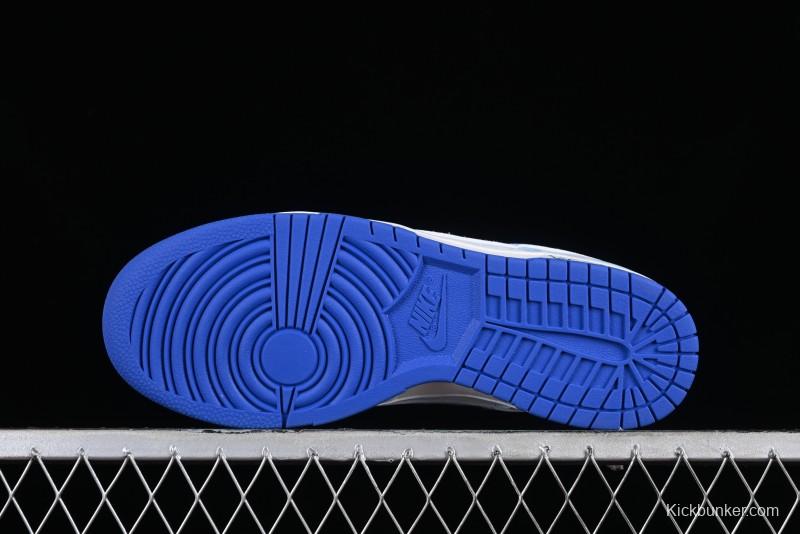 Nike Dunk Low Winter is Here Minimalist White Blue SB Lace-Up Low-Top Casual Skate Shoes - DV0831-104