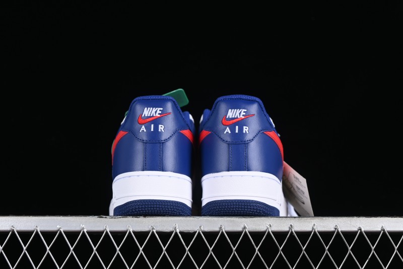 Nike Air Force 1 '07 Low White Blue Red Casual Shoes - CZ9164-100