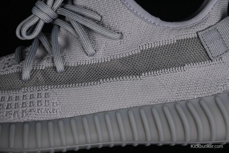 Adidas Yeezy 350 Boost V2 Running Shoes with Space Ash Colorway - IF3219