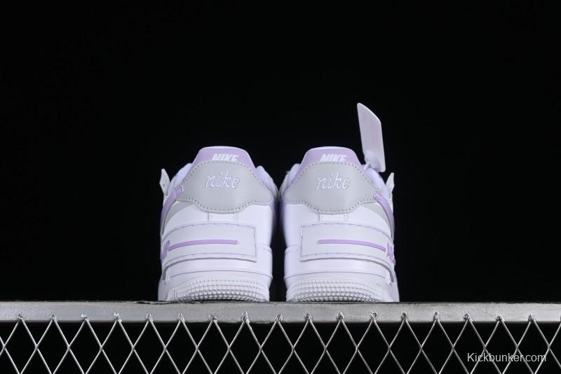 Nike Air Force 1 Shadow Lightweight Elevated Low-Top Casual Sneakers - FN6335-102