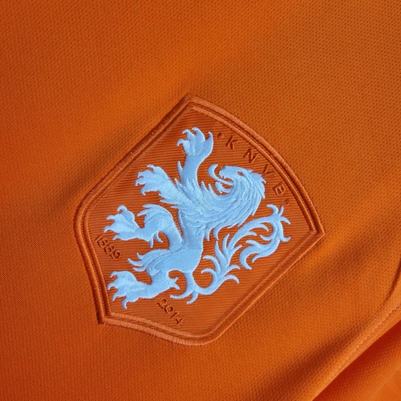 2014 Retro Netherlands Home Jersey