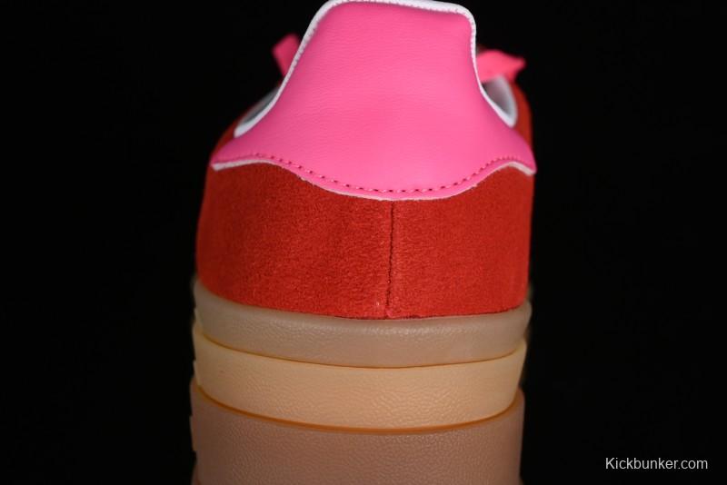 Adidas Originals Gazelle Bold IH7496 Low-Top Sneakers with Thick Sole for Slip Resistance and Durability