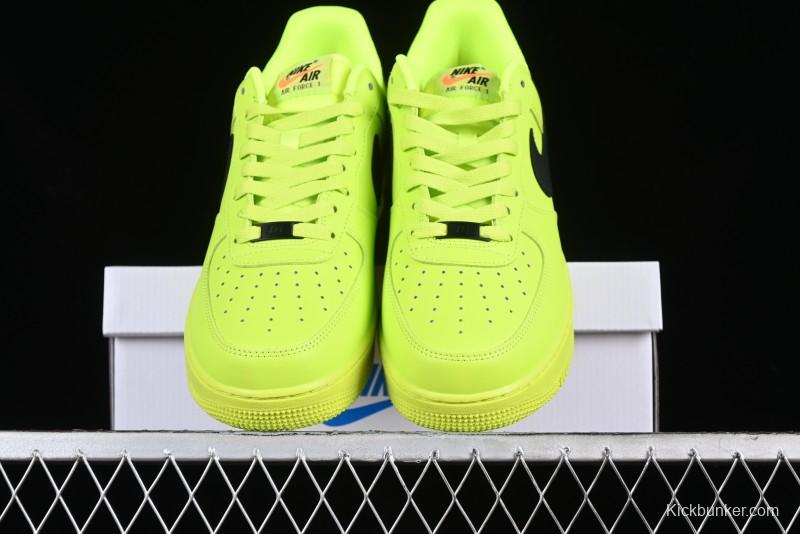 Nike Air Force 1 '07 Low Top Casual Sneakers in Firefly Green - FA2407-301