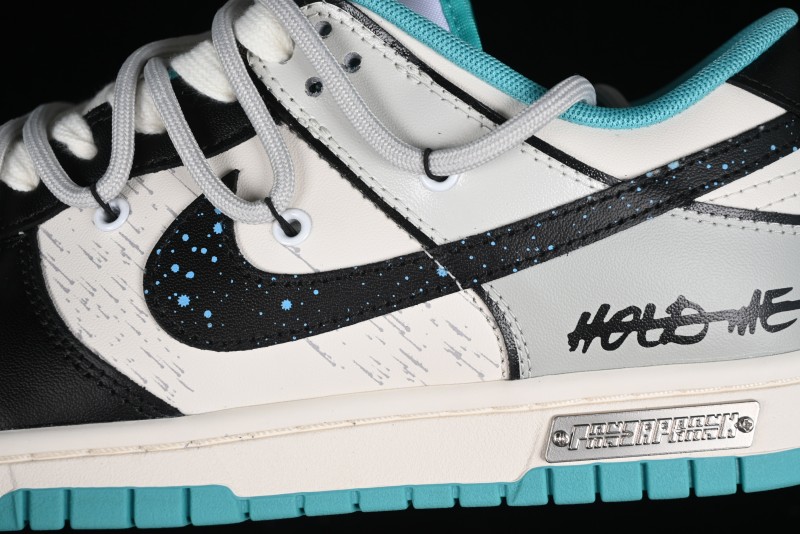 Nike Dunk Low Panda Prank Star Trek SB Strap Low-Top Casual Sneakers - DV0833-101