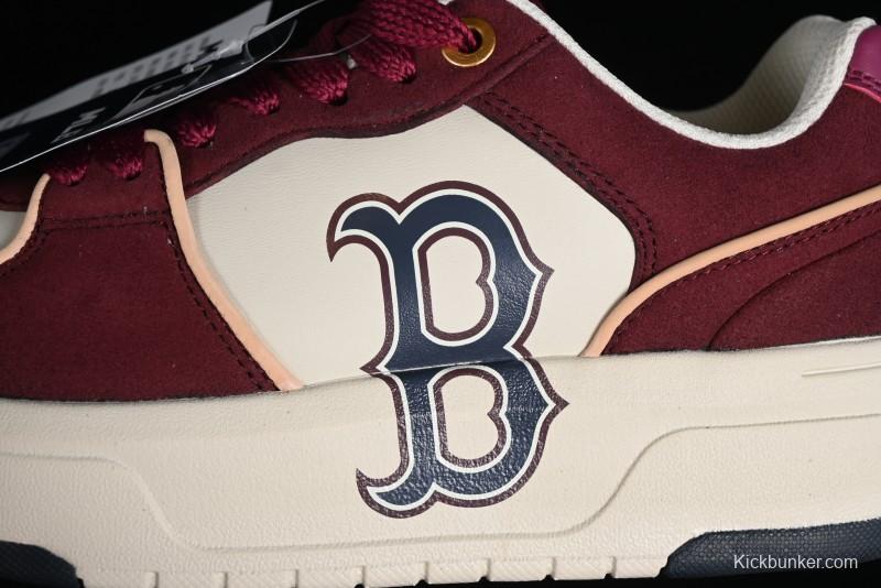 MLB Chunky Liner Basic New York Yankees Thick Platform Casual Sneakers with 6cm Height Increase - 3ASXCLS3N43WIS