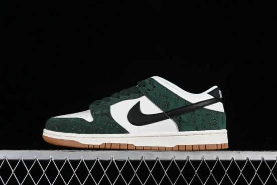 Nike Dunk Low Green Snake SB Low-Top Casual Skate Shoes - FQ8893-397