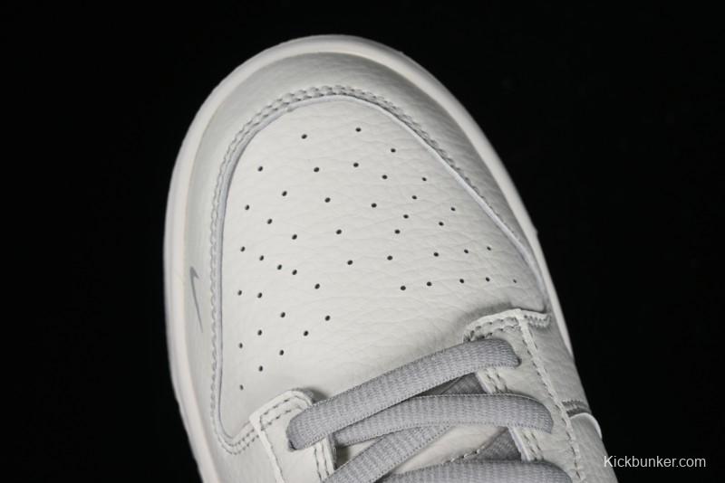 Nike SB Dunk Low UN Collaboration - Light Grey Swoosh Anniversary High-End Custom Low-Top Casual Skate Shoes - SF1588-135