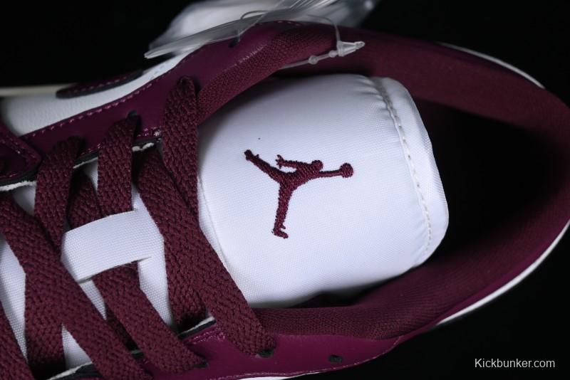 Nike Air Jordan 1 Low AJ1 White Rose Pink Low Top Casual Sneakers DC0774-161