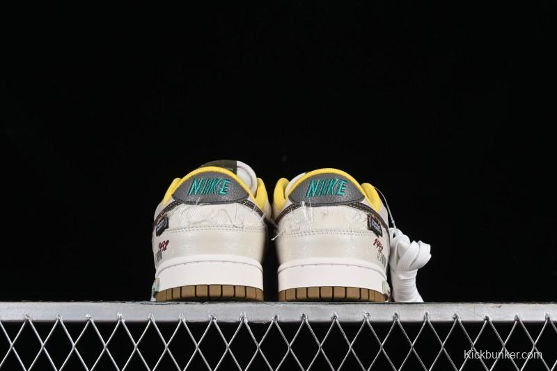 Nike Dunk Low Panda Prank Sail Era Sails Tan Brown SB Strap Low-Top Casual Skate Shoes - FV3629-371