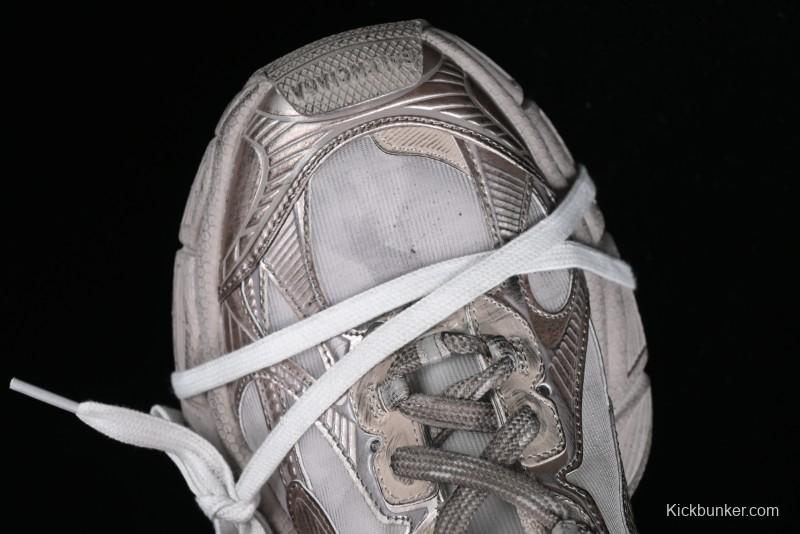 Balenciaga Phantom Sneaker Outdoor Running Shoes with Transparent Heel Strap - WTRMH2200