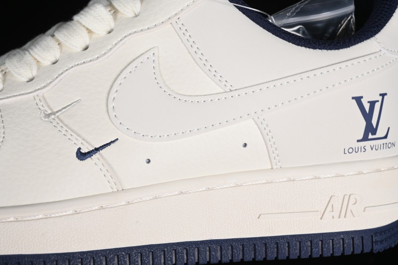 Nike Air Force 1 '07 Low LV Collaboration - Off White Double Swoosh Casual Sneakers - XZ6188-002