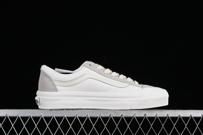 Vans Old Skool Reissue 136 Classic Low-Top Skate Shoes with Detachable Cushioned Insole - VN000MT6QC5