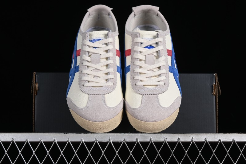Onitsuka Tiger Mexico 66 Low-Top Leather Sneakers with Classic Design - 1183B391-100