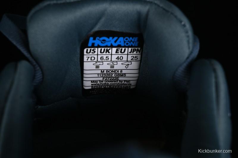 HOKA ONE ONE Bondi 8 Performance Cushion Running Shoes with Enhanced Support - 1123202 GBMS
