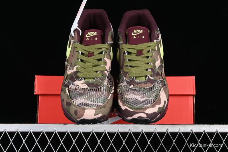 Nike Air Max 1 Retro Running Shoes with Half-Sole Air Cushion - FN8358-200