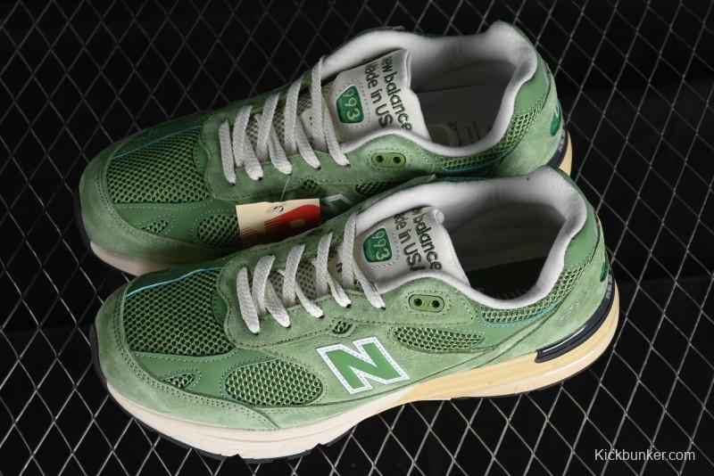 New Balance Made In USA M993 Series Classic Retro Running Shoes - U993GW