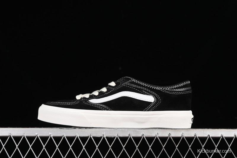 Vans Rowley Classics Retro Skate Shoes in Black - VN0009UWB04