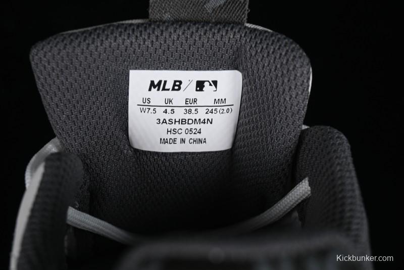 New York Yankees MLB Bigball Chunky Denim Monogram Platform Sandals - 3ASHBDM4N50BKS