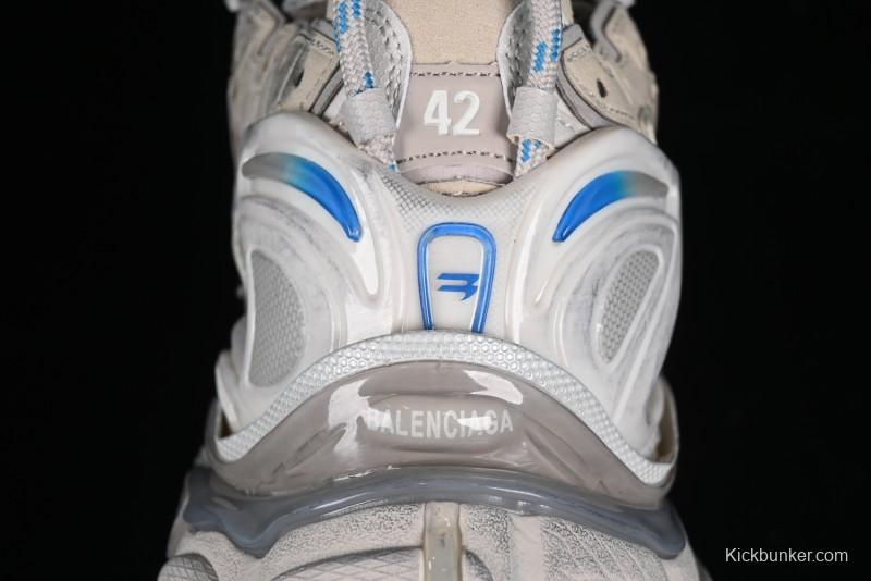 Balenciaga Runner Kith Four Color Retro Casual Sneakers - W3RNY2240