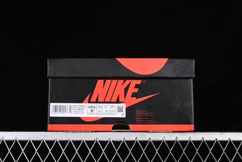Nike Air Jordan 1 High OG "Next Chapter" Basketball Shoes with Original Leather and 3D Wings Logo - DV1748-601