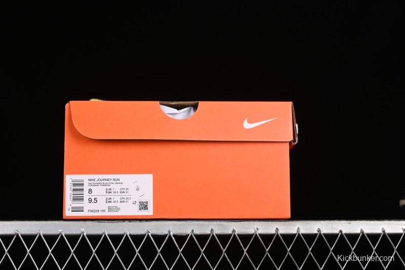 Nike Journey Run 2024 Low-Top Casual Running Shoes with Shock Absorption Anti-Slip and Wear-Resistant Design - FN0228-100