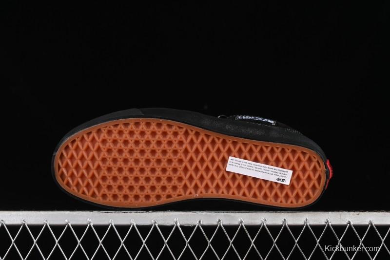 Vans Half Cab 33 DX Black Knight Anaheim Classic Retro Skate Shoes - VN0A5KX6BKA